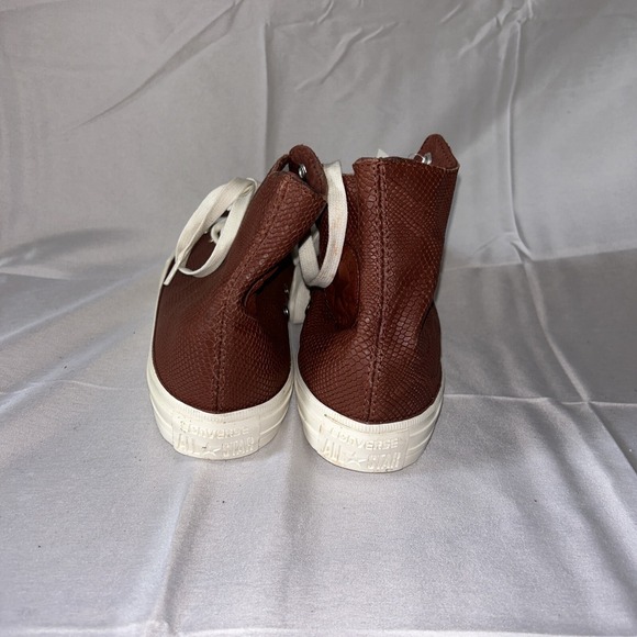 Converse Chuck Taylor Gemma Exotics high top shoes brown size 7 faux snake skin - Picture 6 of 9